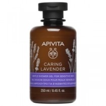 Apivita Caring Lavender Shower Gel 250 Ml - Gel Doccia Alla Lavanda Delicato 
